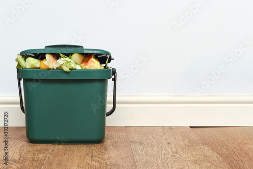 Food waste from domestic kitchen Responsible disposal of household food wastage in an environnmentally friendly way by recycling in compost bin at home