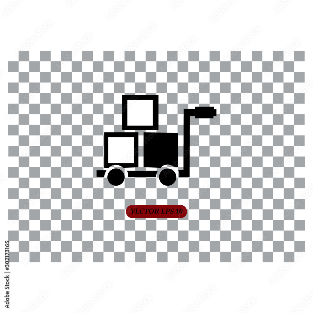 Fototapeta premium logistic icon vector - illustration