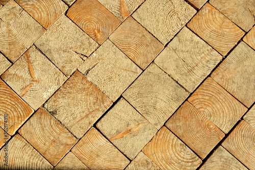 Holz Quadrate