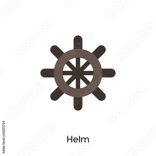 helm icon vector symbol sign