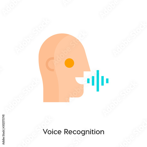 voice recognition icon vector symbol sign