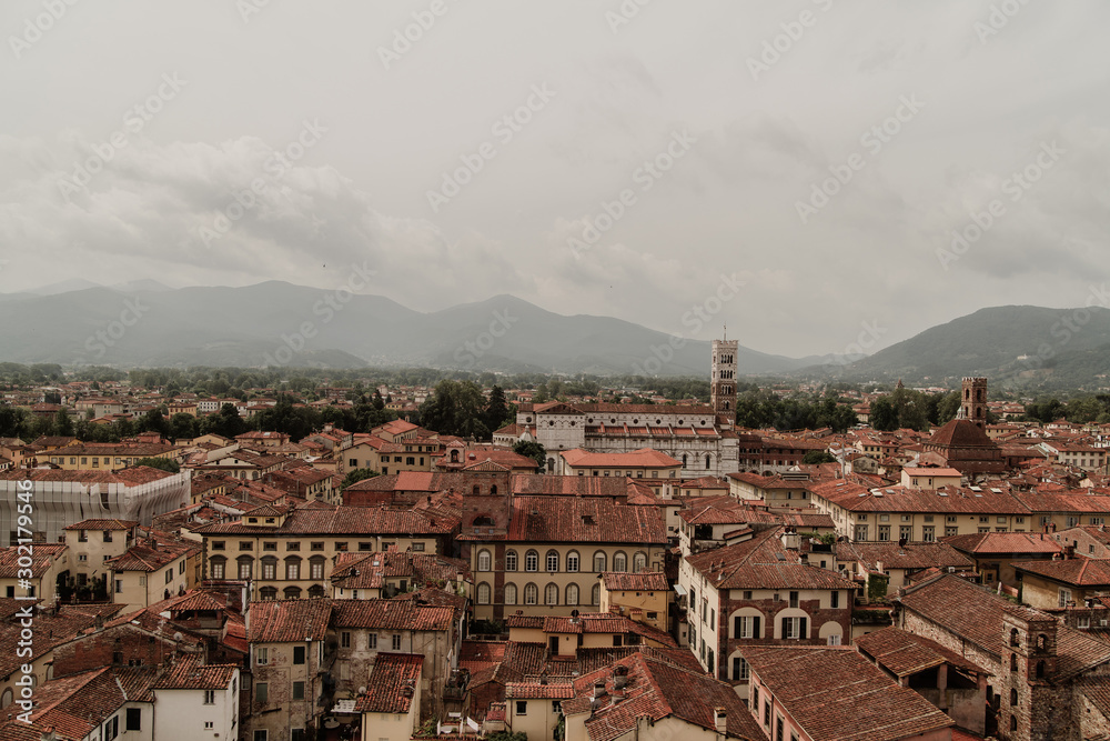 View on the Lukka city from the Guinigi Tower