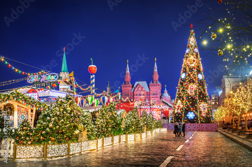 Photography Новогодняя ель на Крас Площади Christmas tree on Red Square