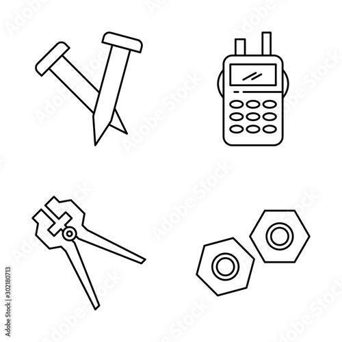4 Simple Universal Related Color Icons