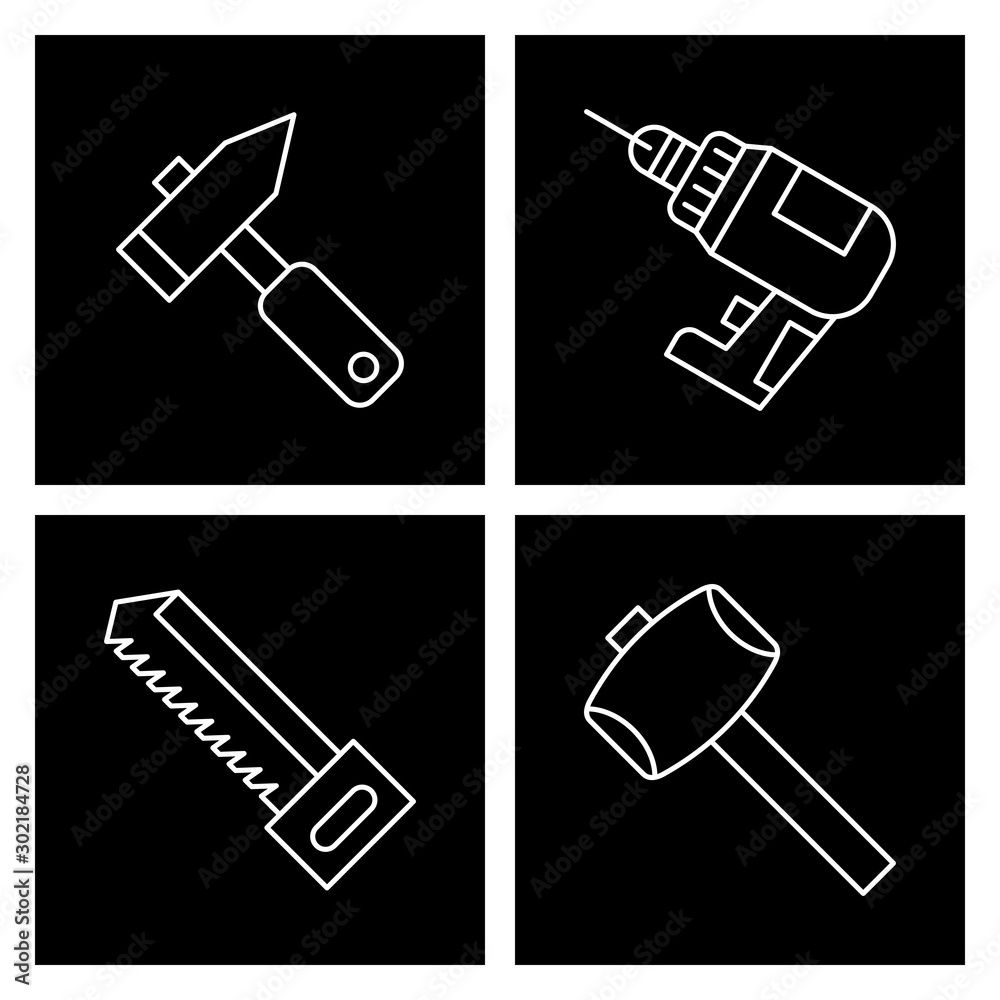  Set Of Universal 4 Icons