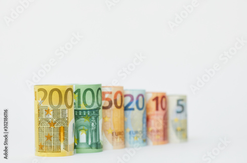 Euro Money. Euro cash background. Euro Money Banknotes