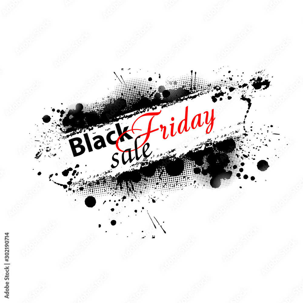 Obraz premium Sale background. Black Friday. Vector illustration