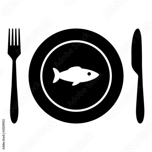 Fisch und Besteck