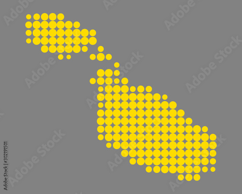 Karte von Malta