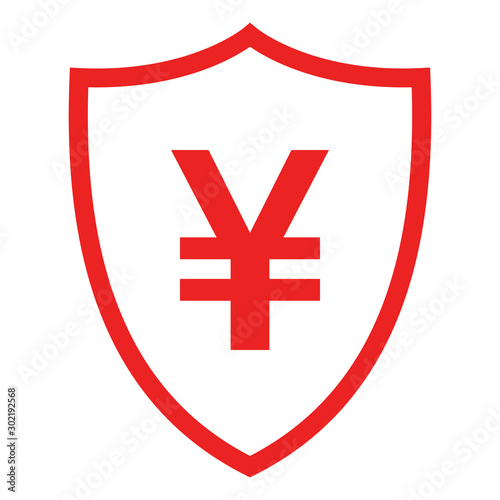 Yen und Schild