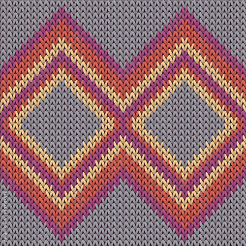 Trendy rhombus argyle knitting texture geometric 