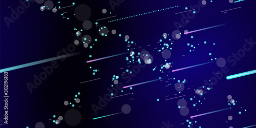 Fast Effect. Motion Neon. Seamless Pattern. Glitch