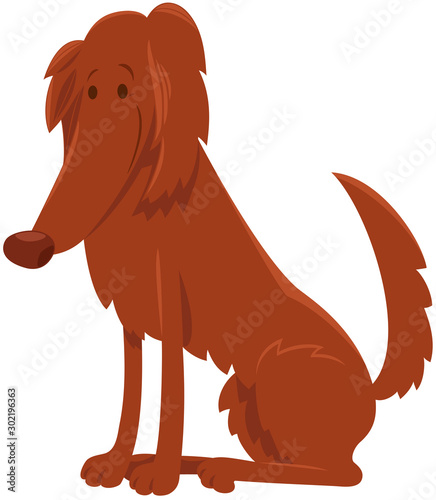 irish setter dog cartoon character