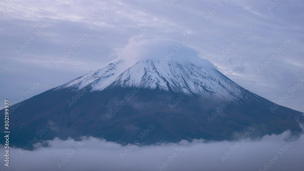 Close up of clouds around the summit of Mt Fuji Close up of clouds around the summit of Mt Fuji
