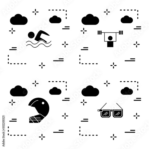 Set of 4 Quality icon