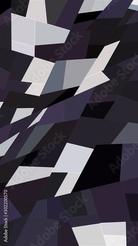 Polygonal abstract geometric background. Pattern with colorful rectangles. Illustration with white, blue, purple, violet and navy blue colors. Print for phone case, pillow, gift and wrapping paper.