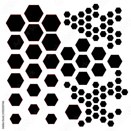 Set_of_black_hexagons