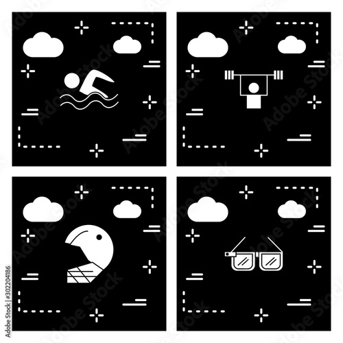 Set of 4 Quality icon