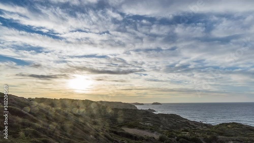 Sunset Timelapse over Mountains