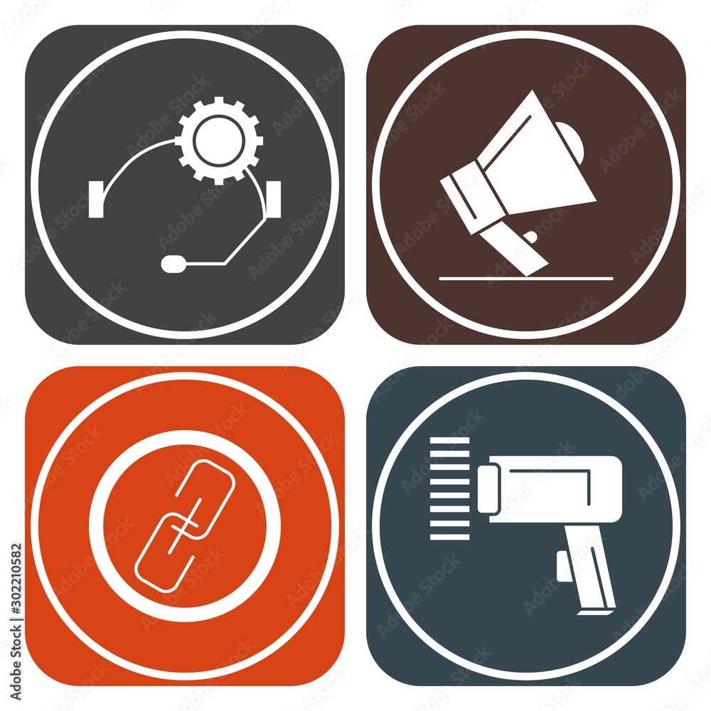 Set of 4 Quality icon Set of 4 Quality icon