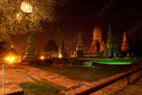 Chaiwatthanaram Temple Ayutthaya Historical Park Old temple in Thailand