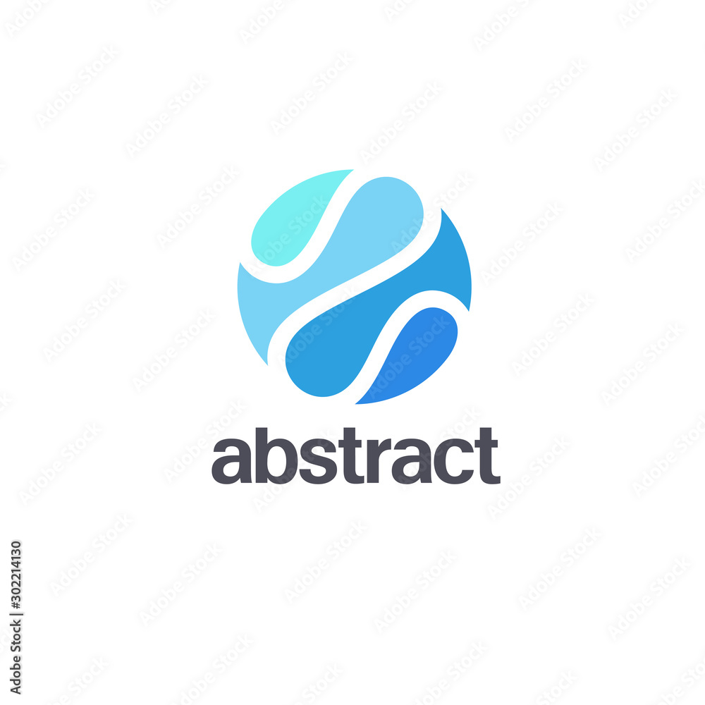 Vector abstract logo design template for business. Global icon. Vector abstract logo design template for business. Global icon.