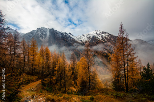 Austrian Alps during Autumn