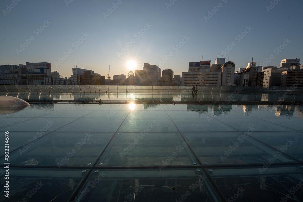 Obraz premium 名古屋夕景