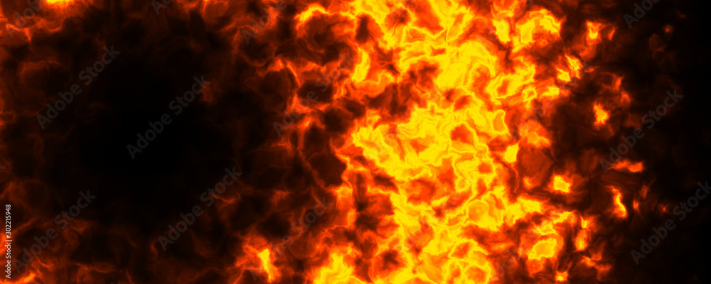 Curve fire flames background Curve fire flames background