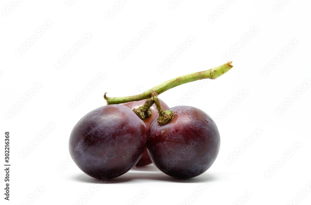 Ripe purple grape group Sweet fruit. isolated on white. Ripe purple grape group Sweet fruit. isolated on white.