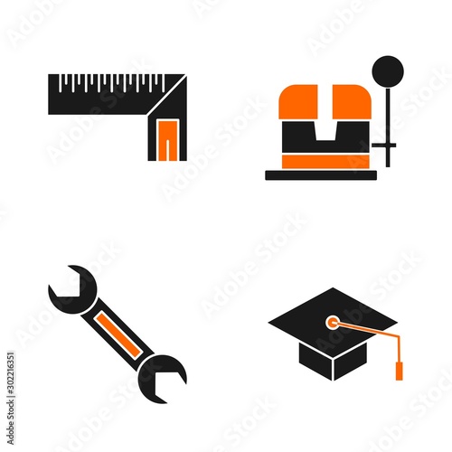Simple Set of Universal Related Color Icons
