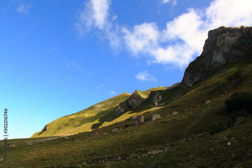 Bergpanorama im Tannheiner Tal Bergpanorama im Tannheiner Tal