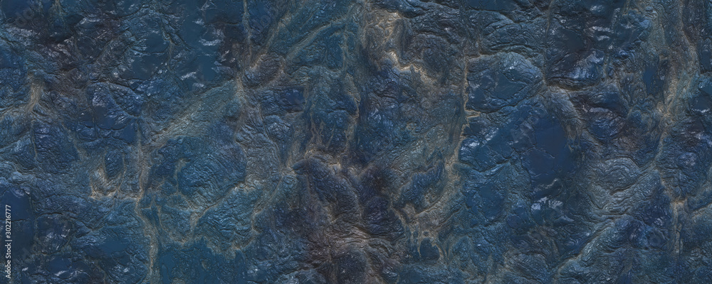 Blue rock texture background