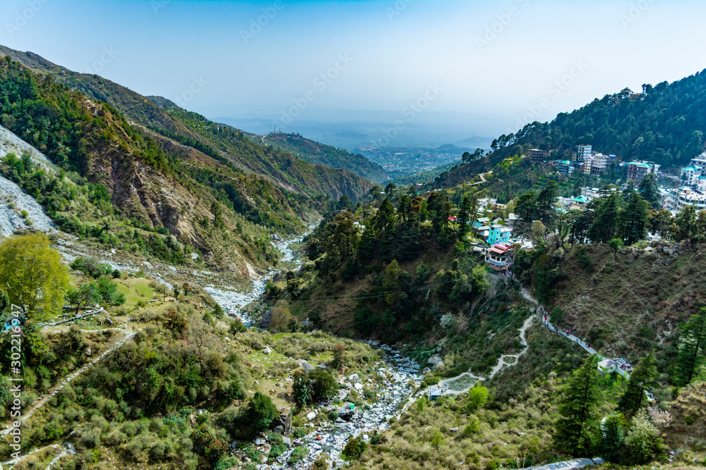 Mountains in Dharamshala, Himachal Pradesh, India