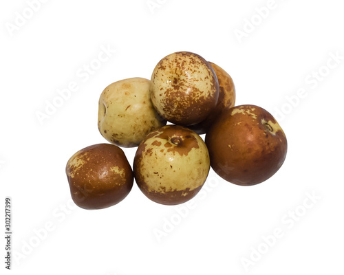 Jujube on a white background