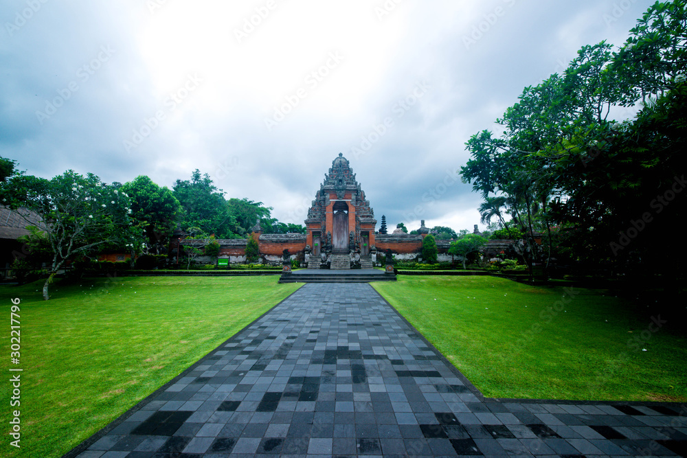 A beautiful view of Taman Ayun Temple in Bali, Indonesia.