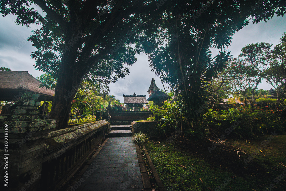 A beautiful view of Taman Ayun Temple in Bali, Indonesia.