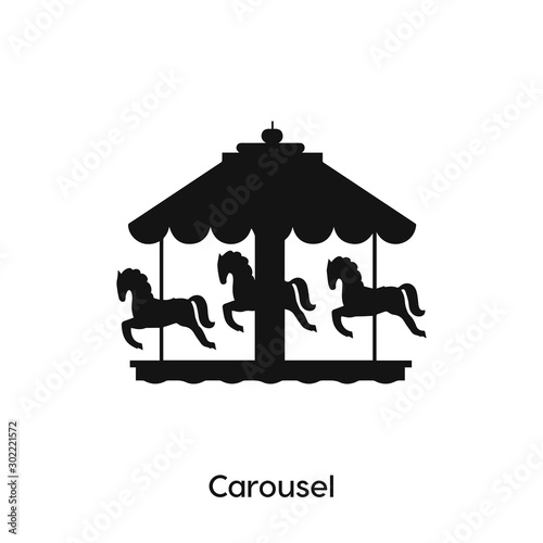 carousel icon vector symbol sign