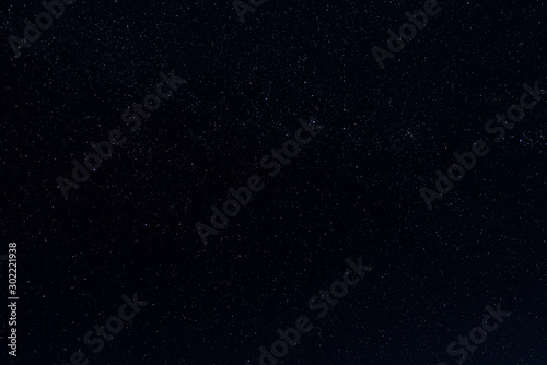 Night sky with stars and galaxy in outer space, universe dark background