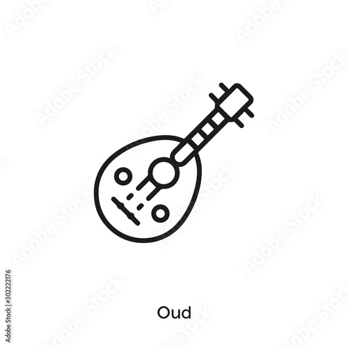 oud icon vector symbol sign