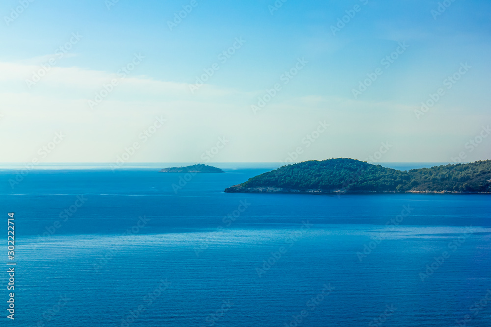 Islands off the Adriatic coast in Dalmatia, Croatia