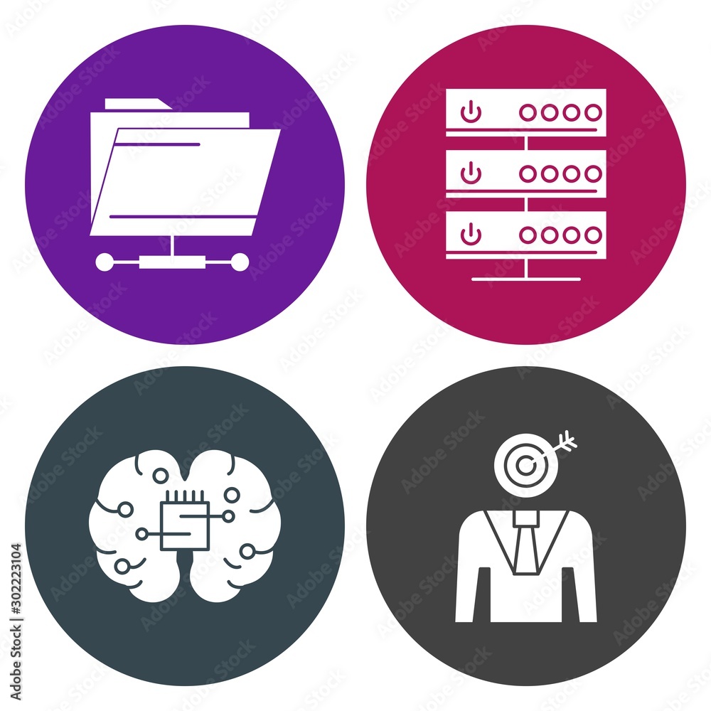 Simple Set of Universal Related Color Icons Simple Set of Universal Related Color Icons