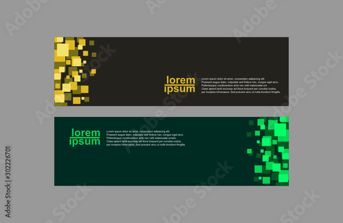 vector abstract design banner web template