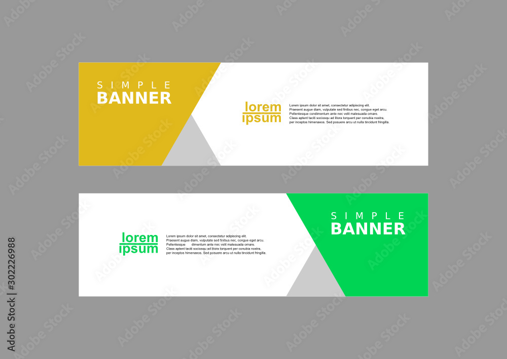 vector abstract design banner web template