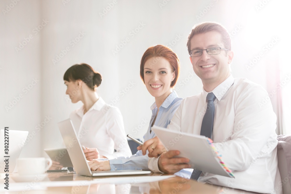 Business people working in office Business people working in office