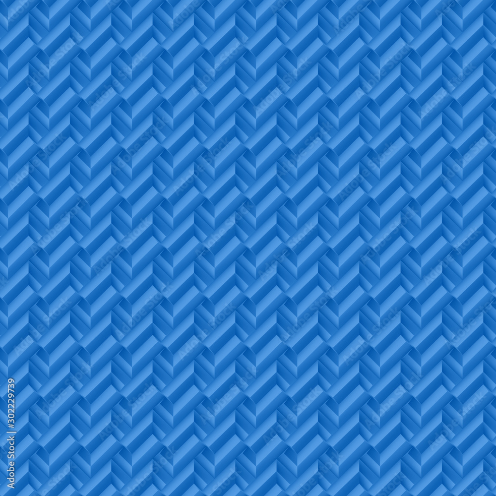 Geometric Modern Stylish Pattern. Seamless Background. Abstract Texture with Blue Elements for Design