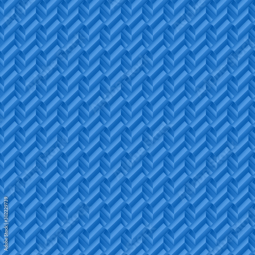 Geometric Modern Stylish Pattern. Seamless Background. Abstract Texture with Blue Elements for Design