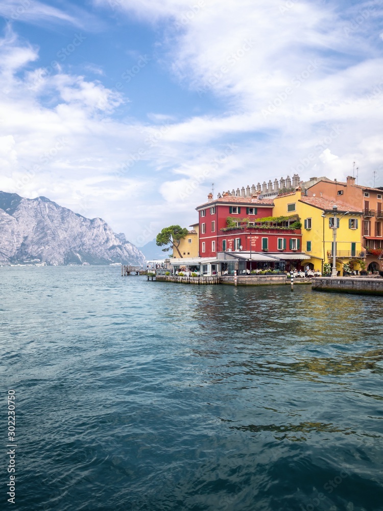 Malcesine on Lake Garda, Italy.