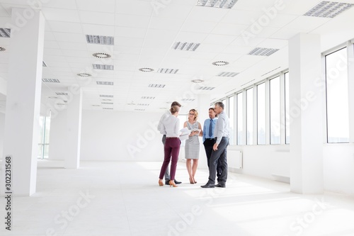 Business people on meeting in New office