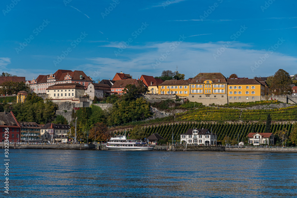 the ancient city of meersburg at lake constance